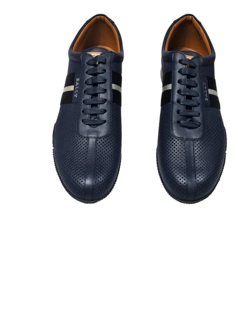 Bally Frenz Sneakers Mens Size US 13 EU 46 Blue Leather New In Box